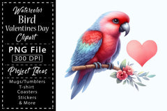 Bird Valentines Day Clipart Bundle 29 - CraftNest - Digital Crafting and Art