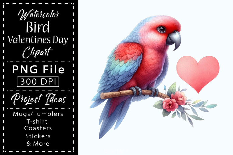 Bird Valentines Day Clipart Bundle 29 - CraftNest - Digital Crafting and Art