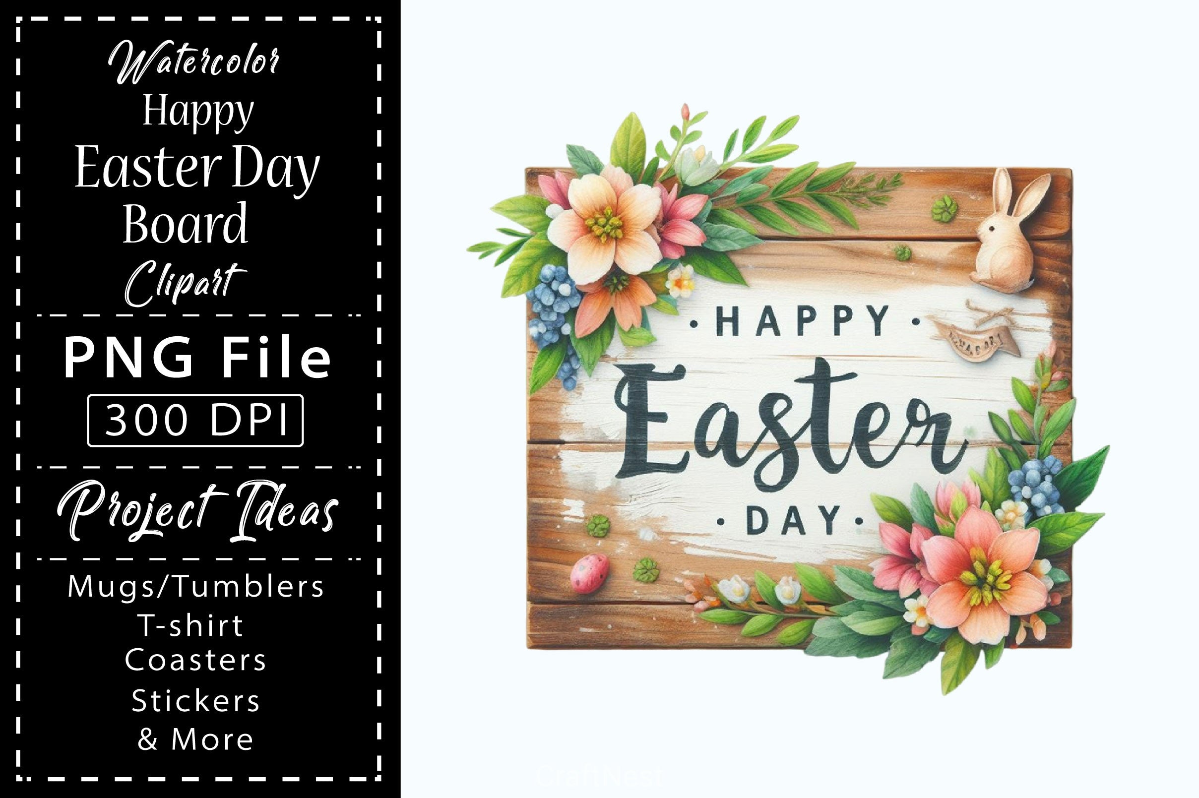 Happy Easter Clipart Bundle 21 - CraftNest - Digital Crafting and Art