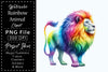 Rainbow Animals Clipart Bundle 14