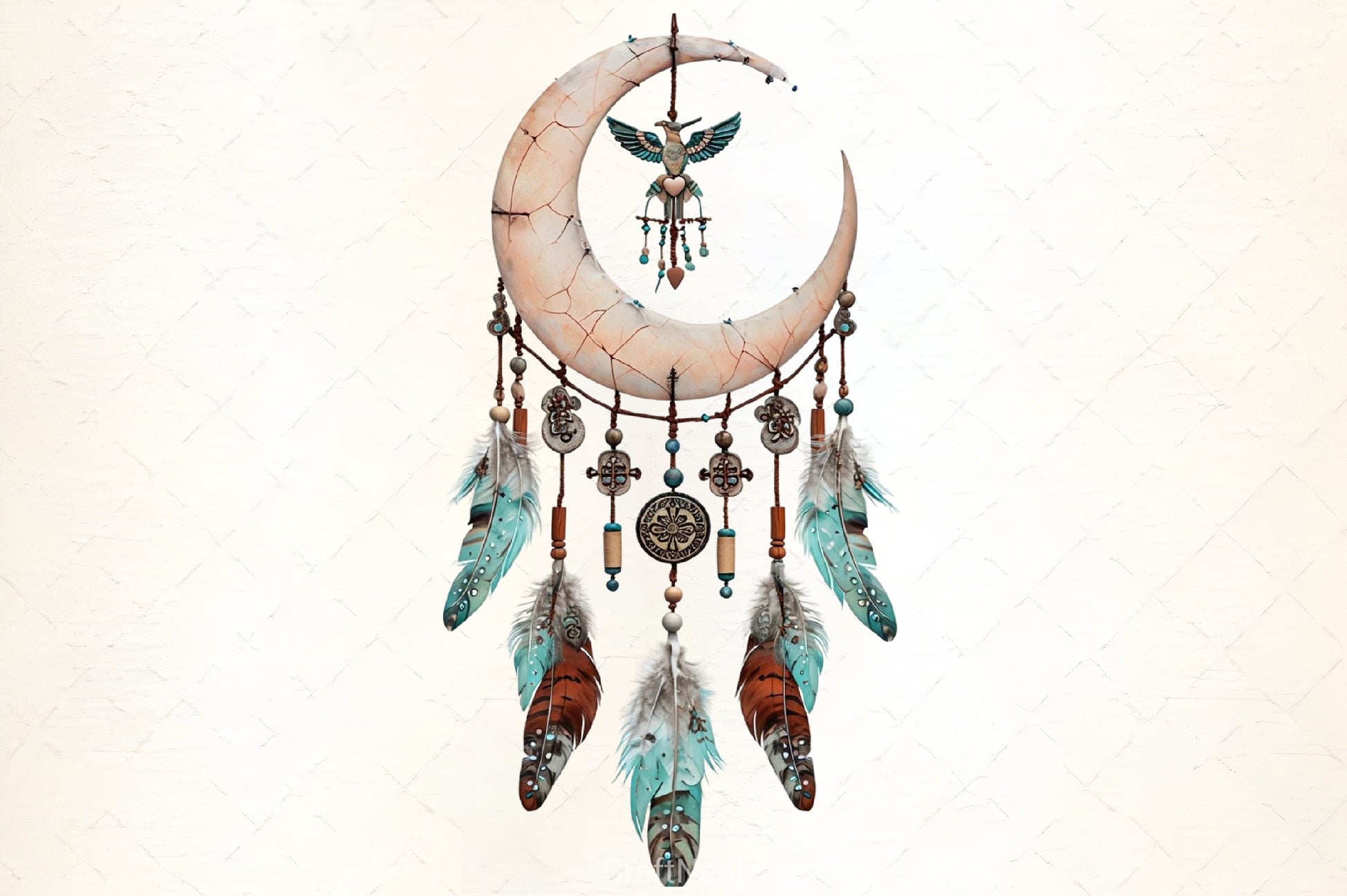 Whimsical Dreamcatcher Clipart Bundle - CraftNest - Digital Crafting and Art