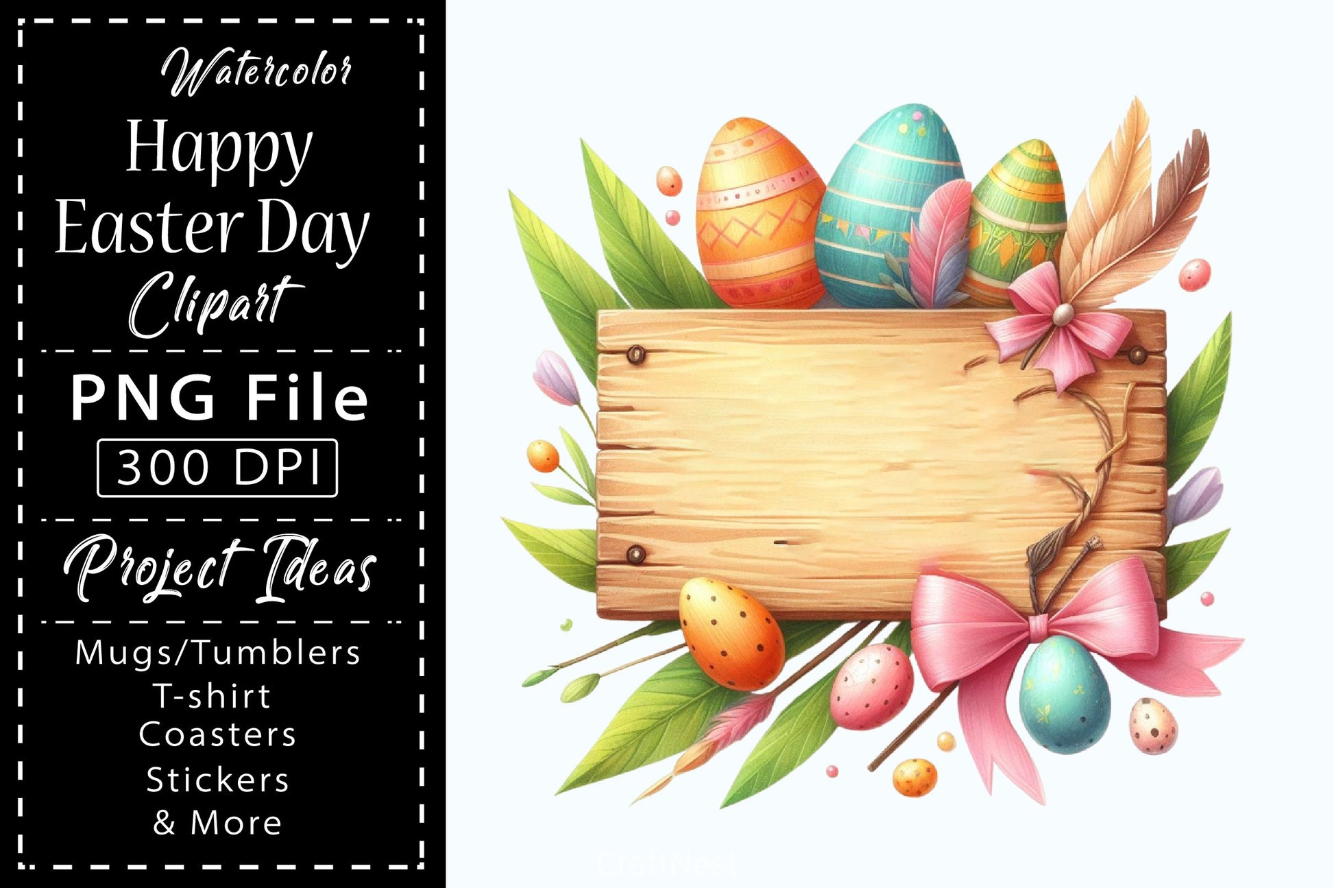 Happy Easter Clipart Bundle 10 - CraftNest - Digital Crafting and Art