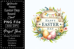 Easter Day Board Clipart Bundle 1 - CraftNest - Digital Crafting and Art
