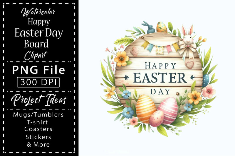 Easter Day Board Clipart Bundle 1 - CraftNest - Digital Crafting and Art