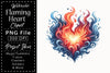 Flaming Heart Clipart Bundle 3