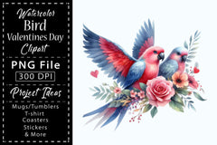 Bird Valentines Clipart Bundle - CraftNest - Digital Crafting and Art