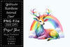 Rainbow Animals Clipart Bundle 15
