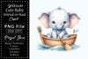Cute Baby Animals Boat Clipart Bundle 2