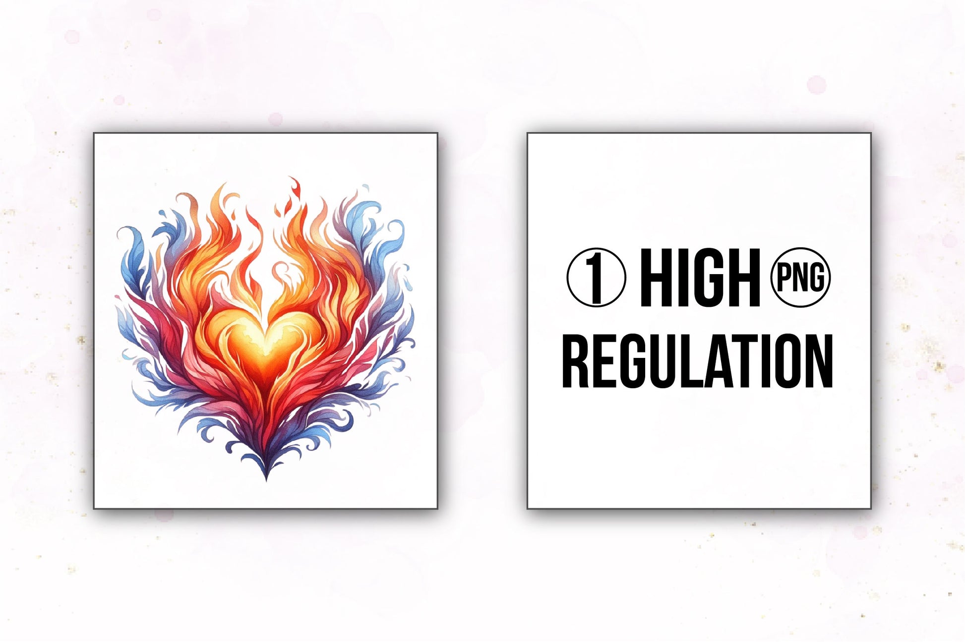 Flaming Heart Clipart Bundle 1 - CraftNest - Digital Crafting and Art