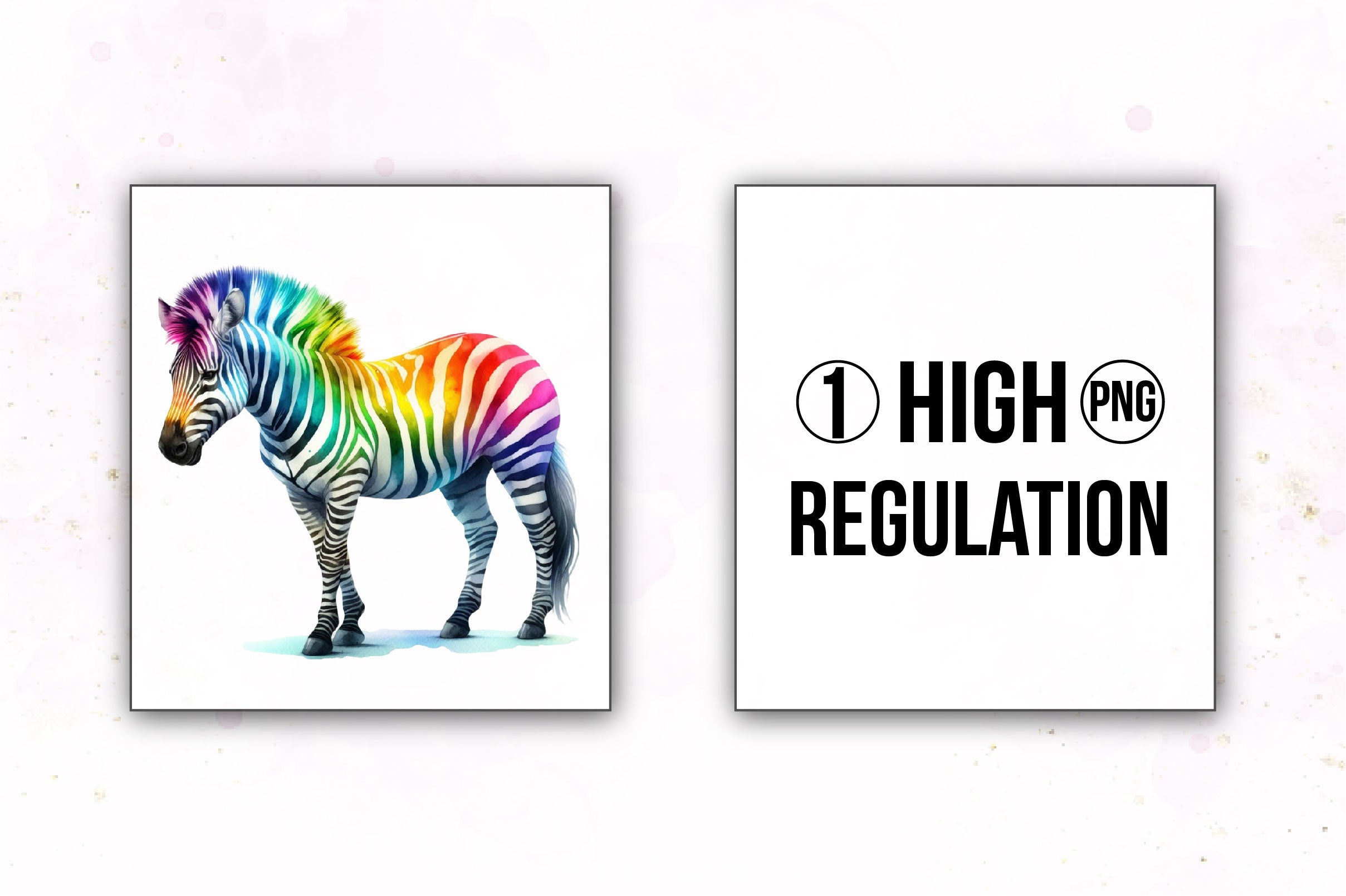 Rainbow Animals Clipart Set 5 - CraftNest - Digital Crafting and Art