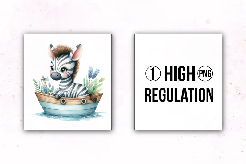 Cute Baby Animals Boat Clipart Bundle 18 - CraftNest - Digital Crafting and Art