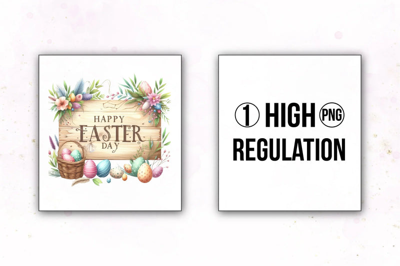 Happy Easter Clipart Bundle 23 - CraftNest - Digital Crafting and Art