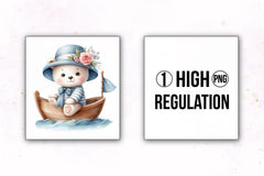 Cute Baby Animals Boat Clipart Bundle 28 - CraftNest - Digital Crafting and Art