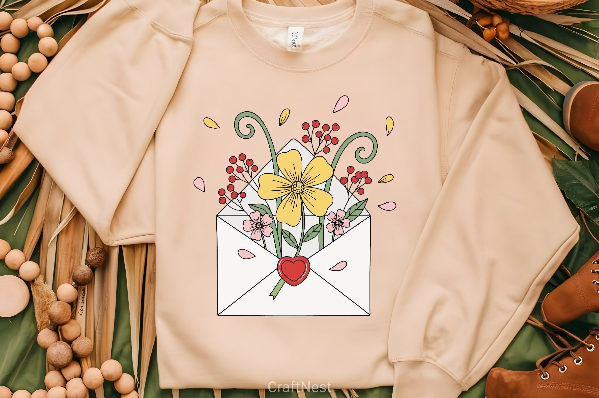 Floral Envelope Love Letter Clipart Bundle - CraftNest - Digital Crafting and Art