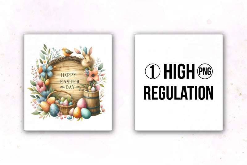 Happy Easter Clipart Bundle 9 - CraftNest - Digital Crafting and Art