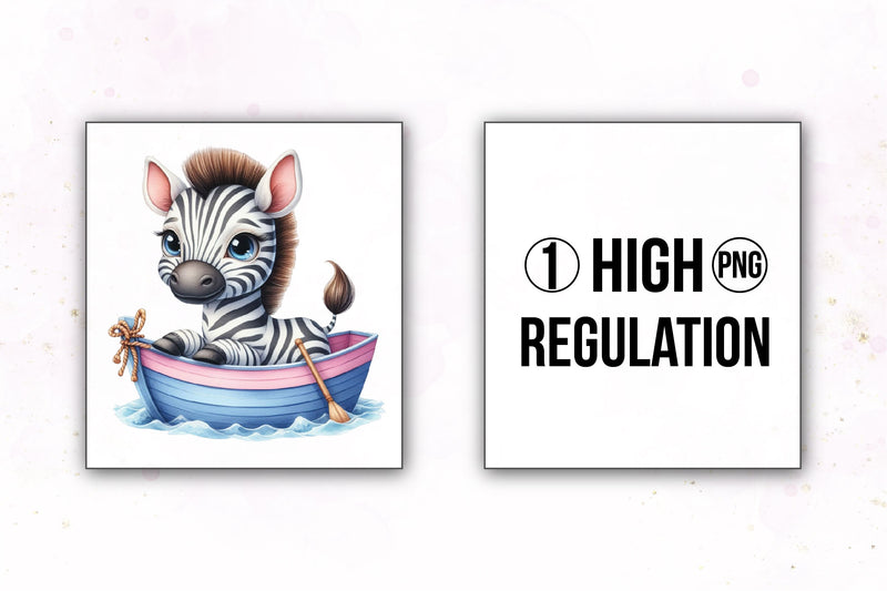 Cute Baby Animals Boat Clipart Bundle 27 - CraftNest - Digital Crafting and Art