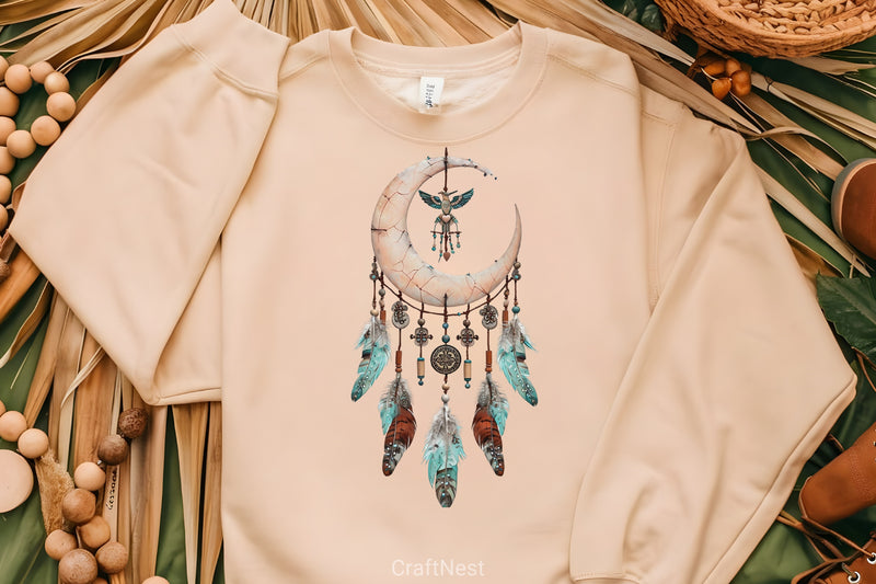 Whimsical Dreamcatcher Clipart Bundle - CraftNest - Digital Crafting and Art