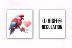 Bird Valentine's Day Clipart Bundle - CraftNest - Digital Crafting and Art