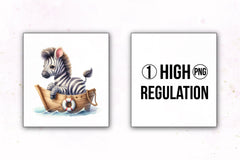 Cute Baby Animals Boat Clipart Bundle 6 - CraftNest - Digital Crafting and Art