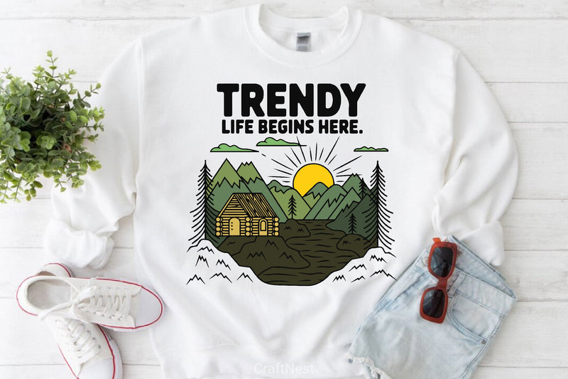 Trendy Life Clipart Bundle - CraftNest - Digital Crafting and Art