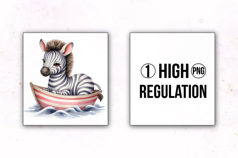 Cute Baby Animals Boat Clipart Bundle 10 - CraftNest - Digital Crafting and Art