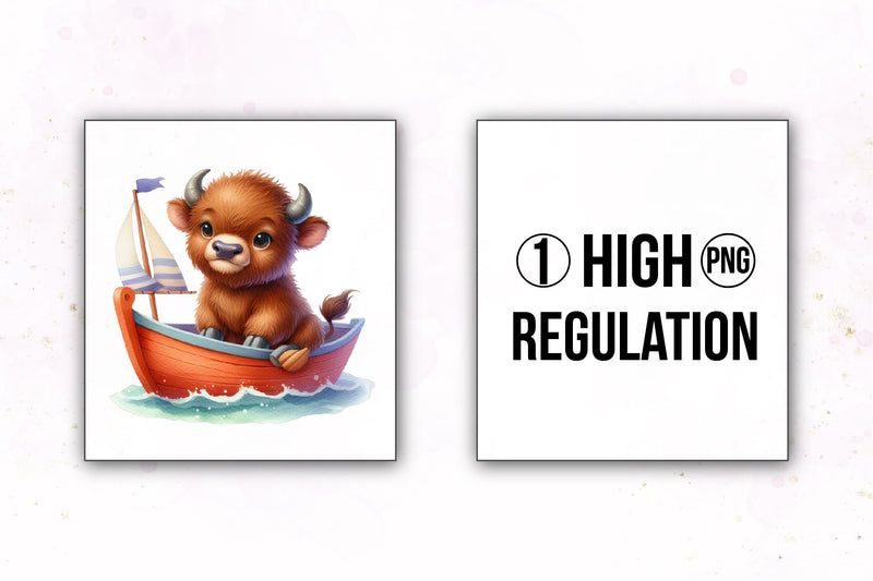 Cute Baby Animals Boat Clipart Bundle - CraftNest - Digital Crafting and Art