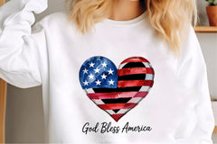 American Flag Heart Clipart Bundle - CraftNest - Digital Crafting and Art