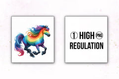 Rainbow Animals Clipart Bundle 8 - CraftNest - Digital Crafting and Art