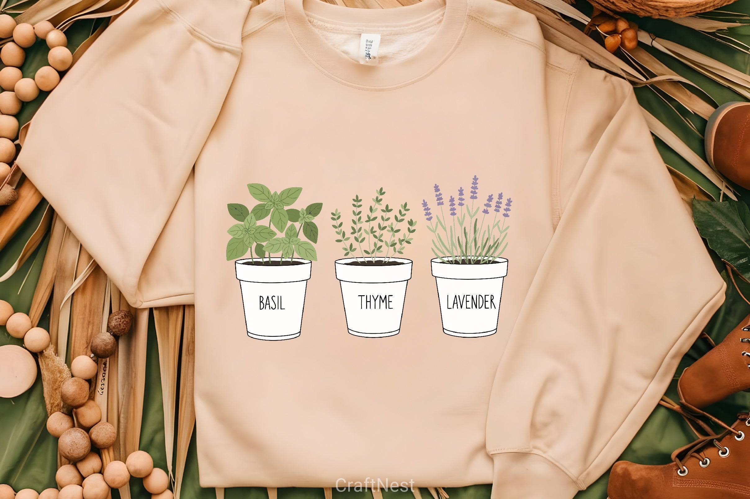 Potted Herbs Clipart Bundle - CraftNest - Digital Crafting and Art