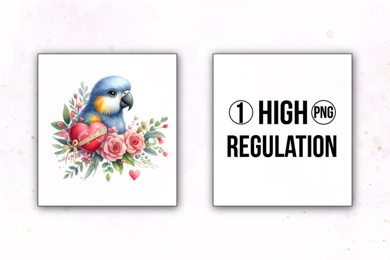 Bird Valentines Clipart Bundle 8 - CraftNest - Digital Crafting and Art