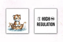 Cute Baby Animals Boat Clipart Bundle 26 - CraftNest - Digital Crafting and Art