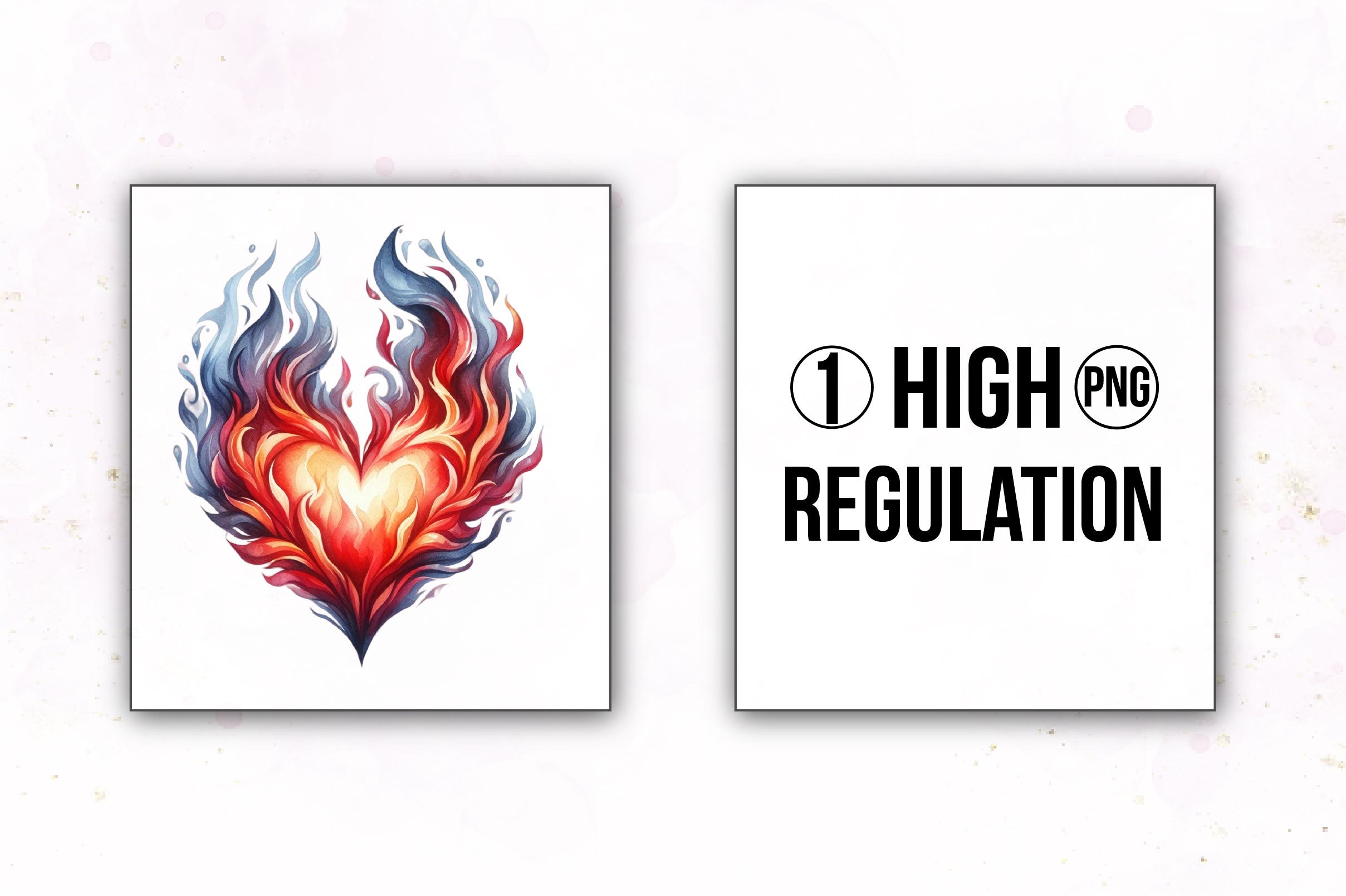 Flaming Heart Clipart Bundle 11 - CraftNest - Digital Crafting and Art