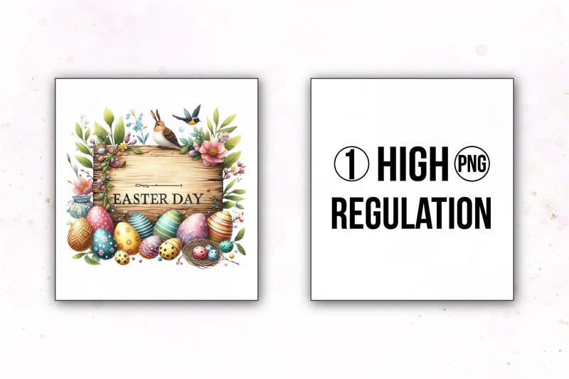 Happy Easter Clipart Bundle 12 - CraftNest - Digital Crafting and Art