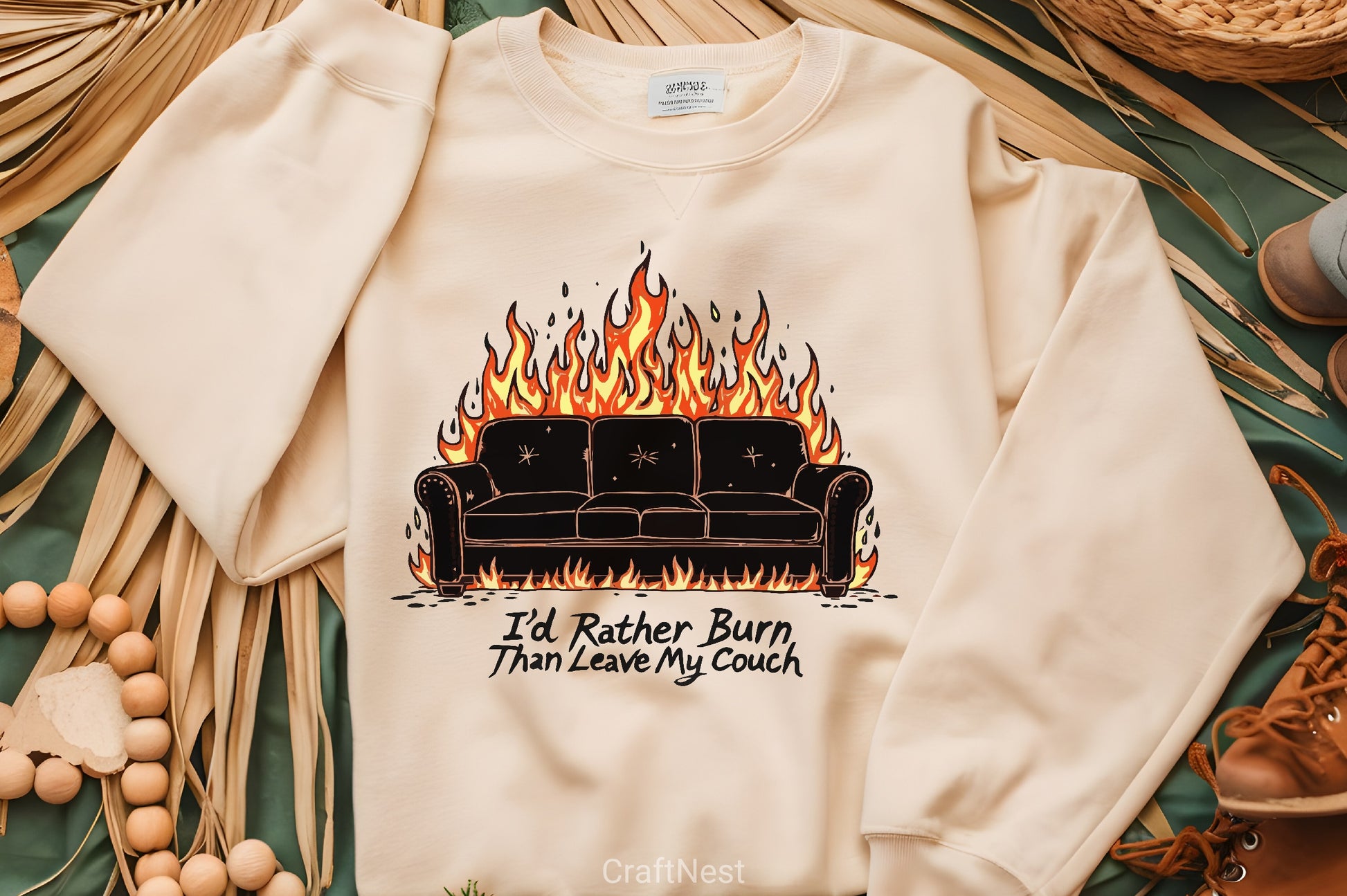 Burning Couch Fire WV Clipart Bundle - CraftNest - Digital Crafting and Art