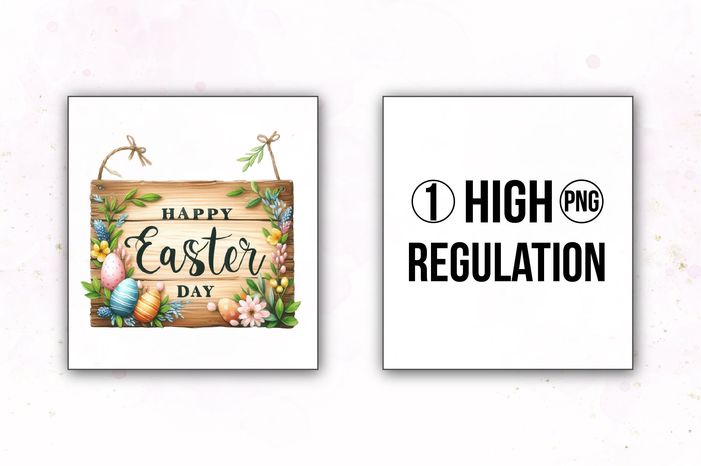Happy Easter Board Clipart Bundle - CraftNest - Digital Crafting and Art