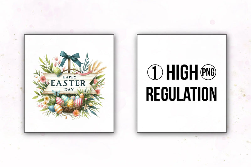 Easter Day Board Clipart Bundle - CraftNest - Digital Crafting and Art