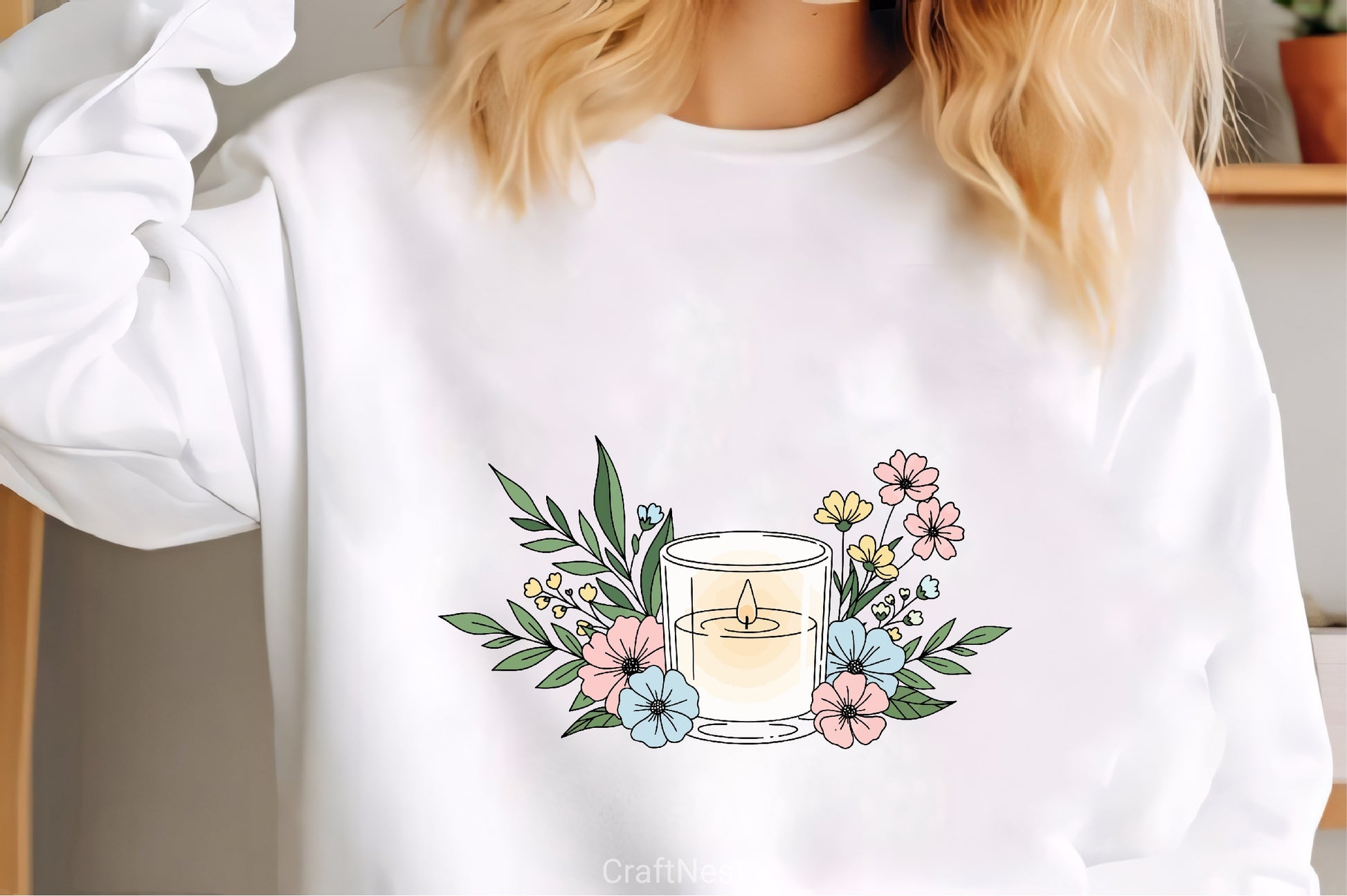 Scented Candle Floral Clipart Bundle - CraftNest - Digital Crafting and Art