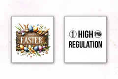 Happy Easter Clipart Bundle 22 - CraftNest - Digital Crafting and Art