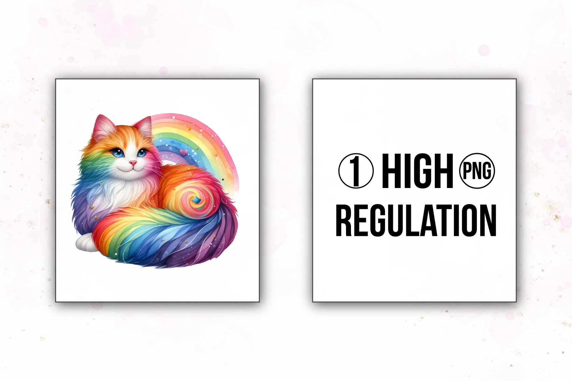 Rainbow Animals Clipart Set - CraftNest - Digital Crafting and Art