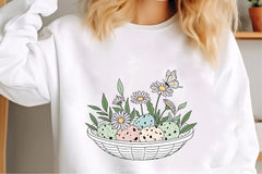 Easter Eggs & Spring Flowers Clipart Bundle - CraftNest - Digital Crafting and Art