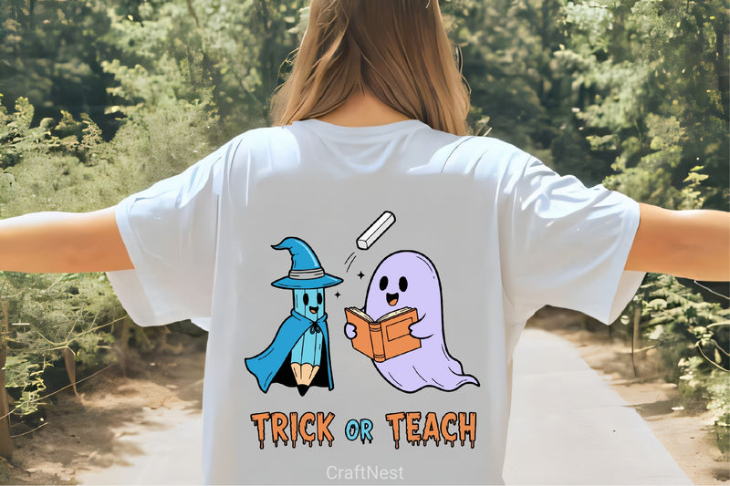 Trick Or Teach Halloween Clipart Bundle - CraftNest - Digital Crafting and Art