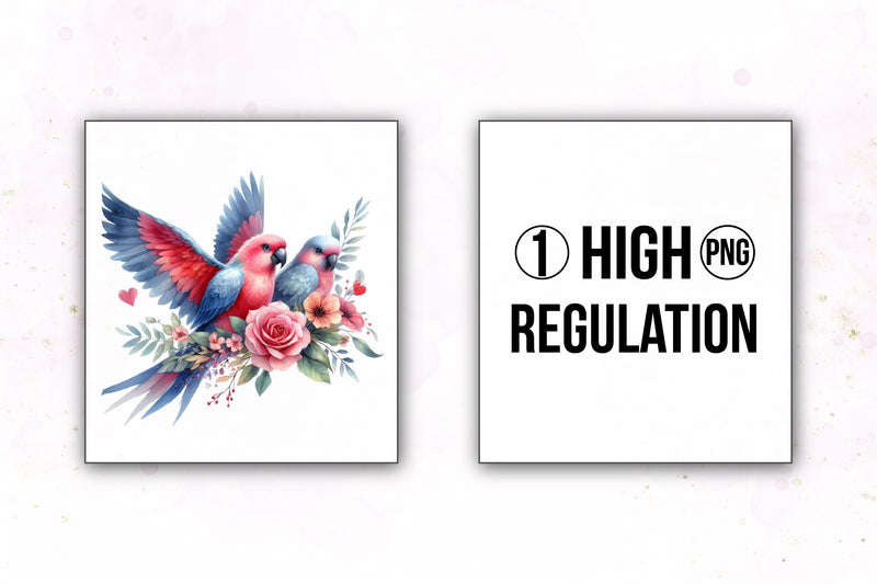 Bird Valentines Clipart Bundle - CraftNest - Digital Crafting and Art