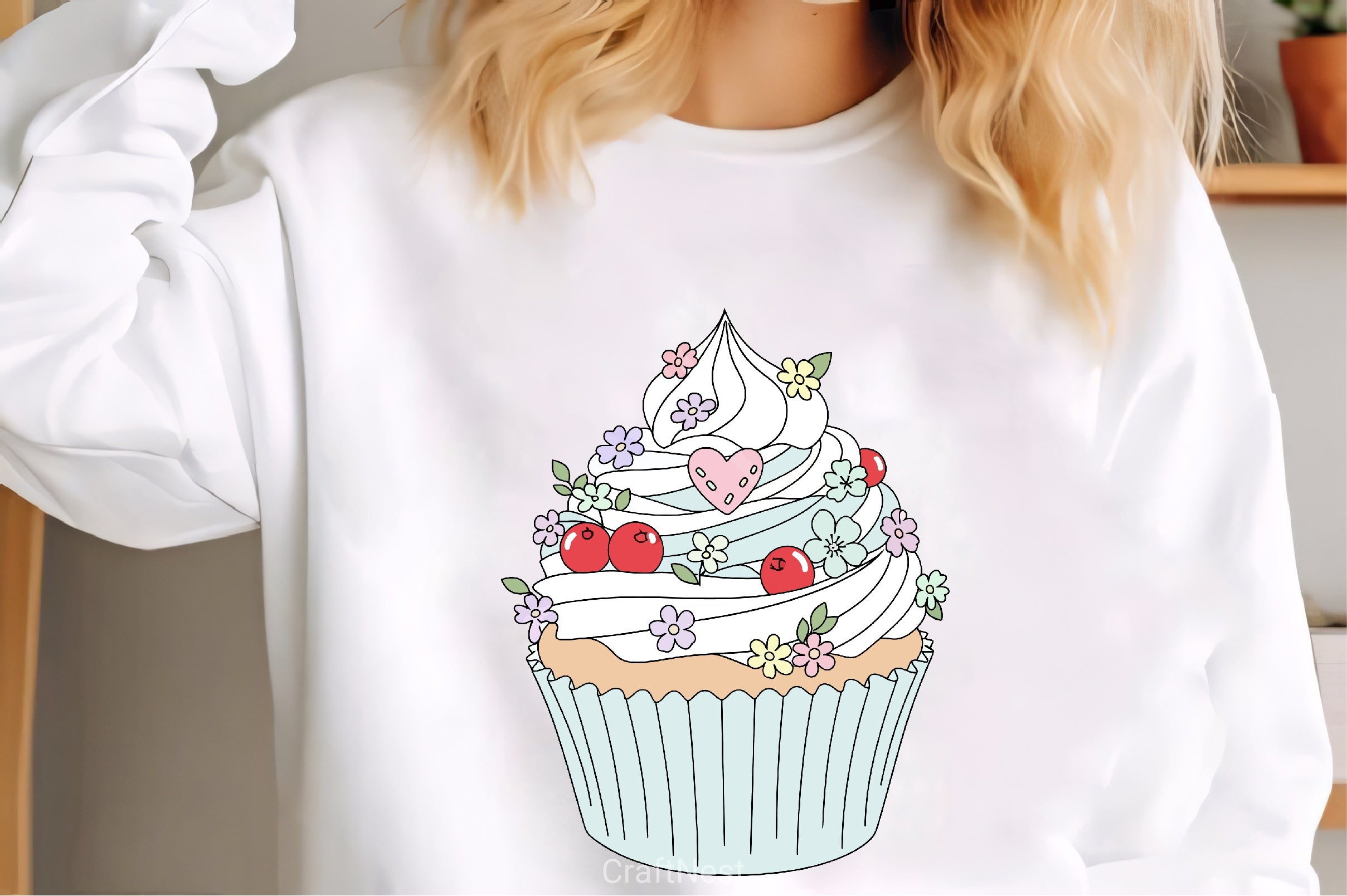 Pastel Cupcake Clipart Bundle - CraftNest - Digital Crafting and Art