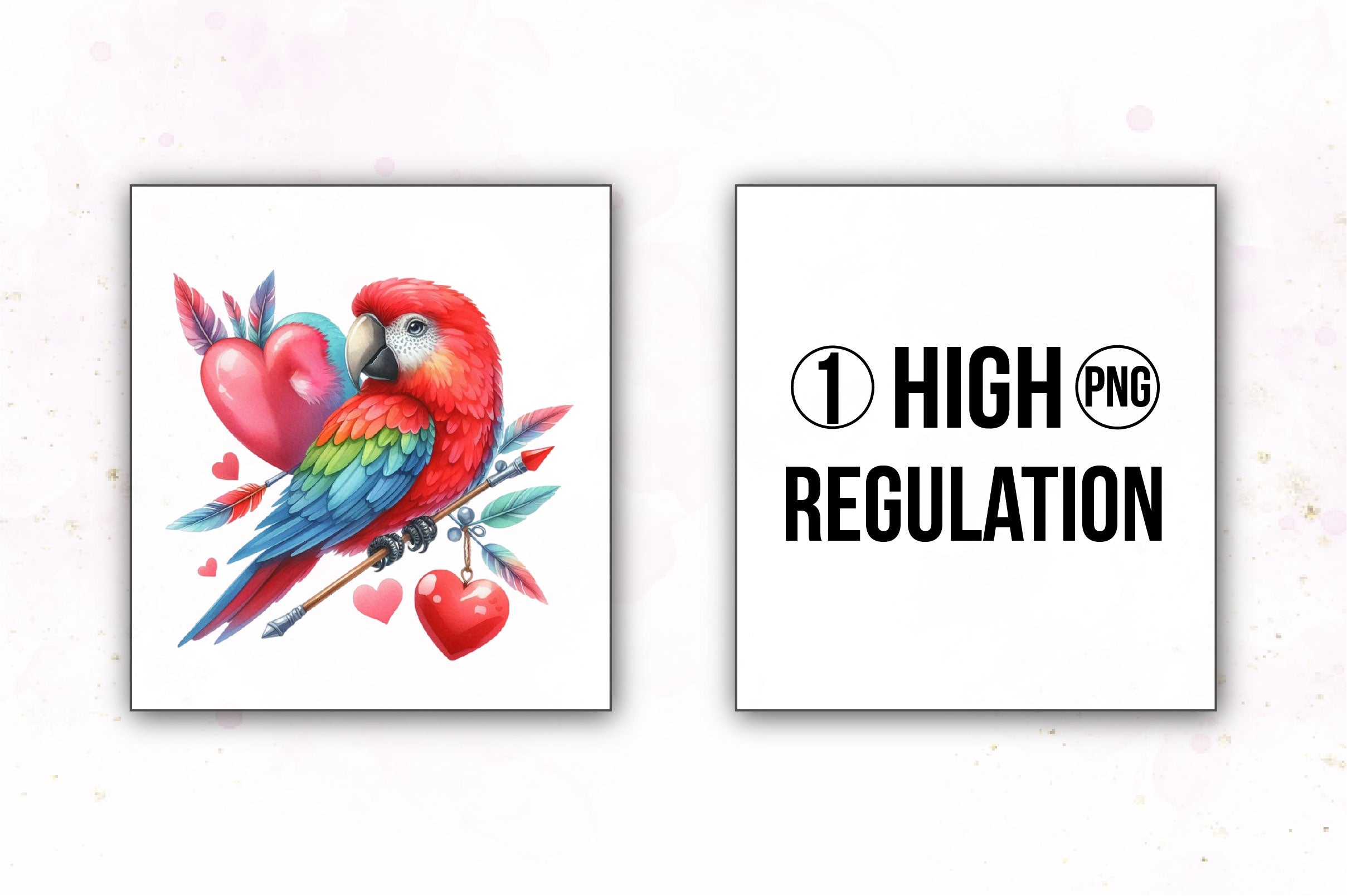 Bird Valentine's Day Clipart Bundle 1 - CraftNest - Digital Crafting and Art