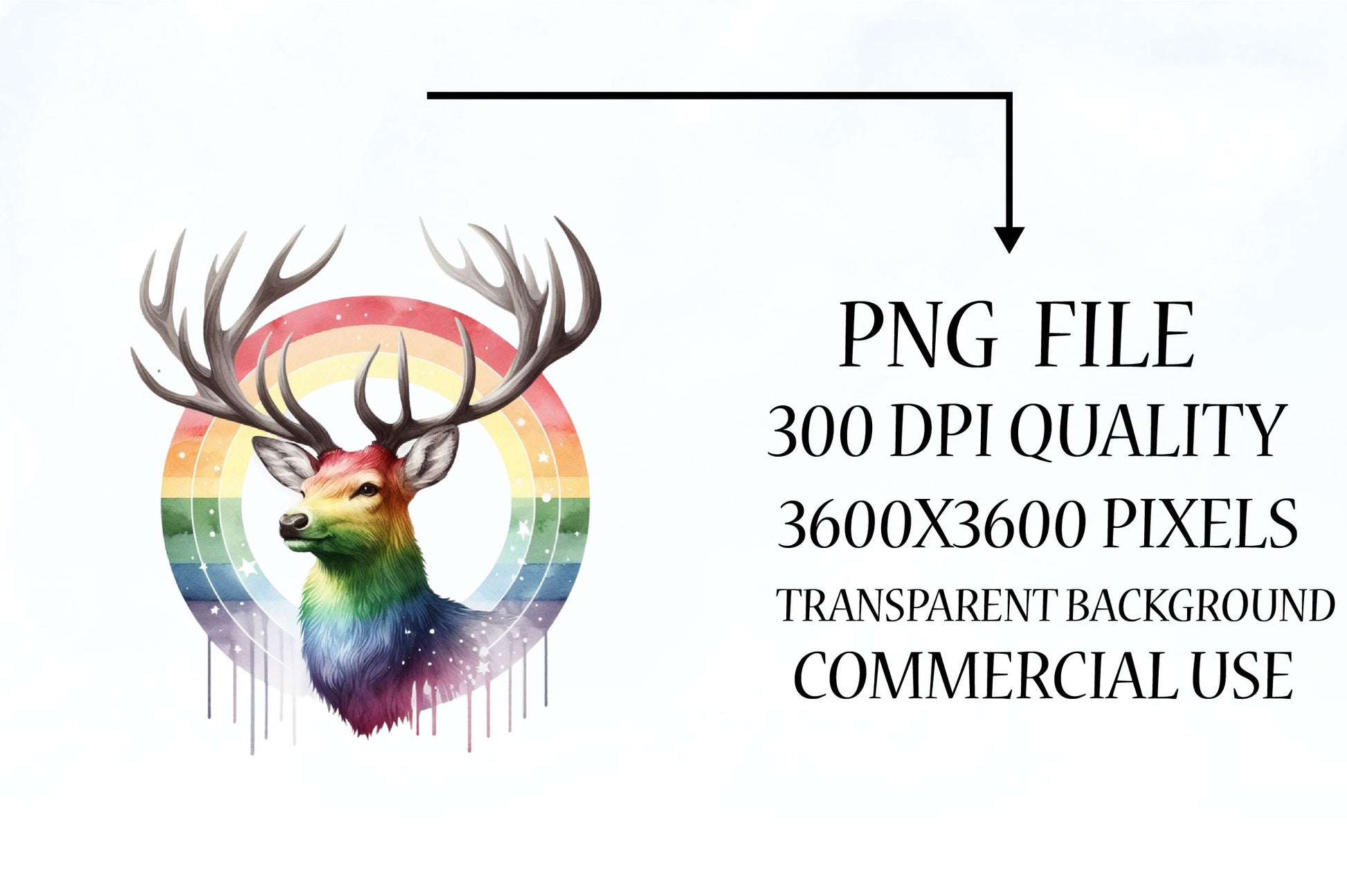 Rainbow Animals Clipart Collection - CraftNest - Digital Crafting and Art