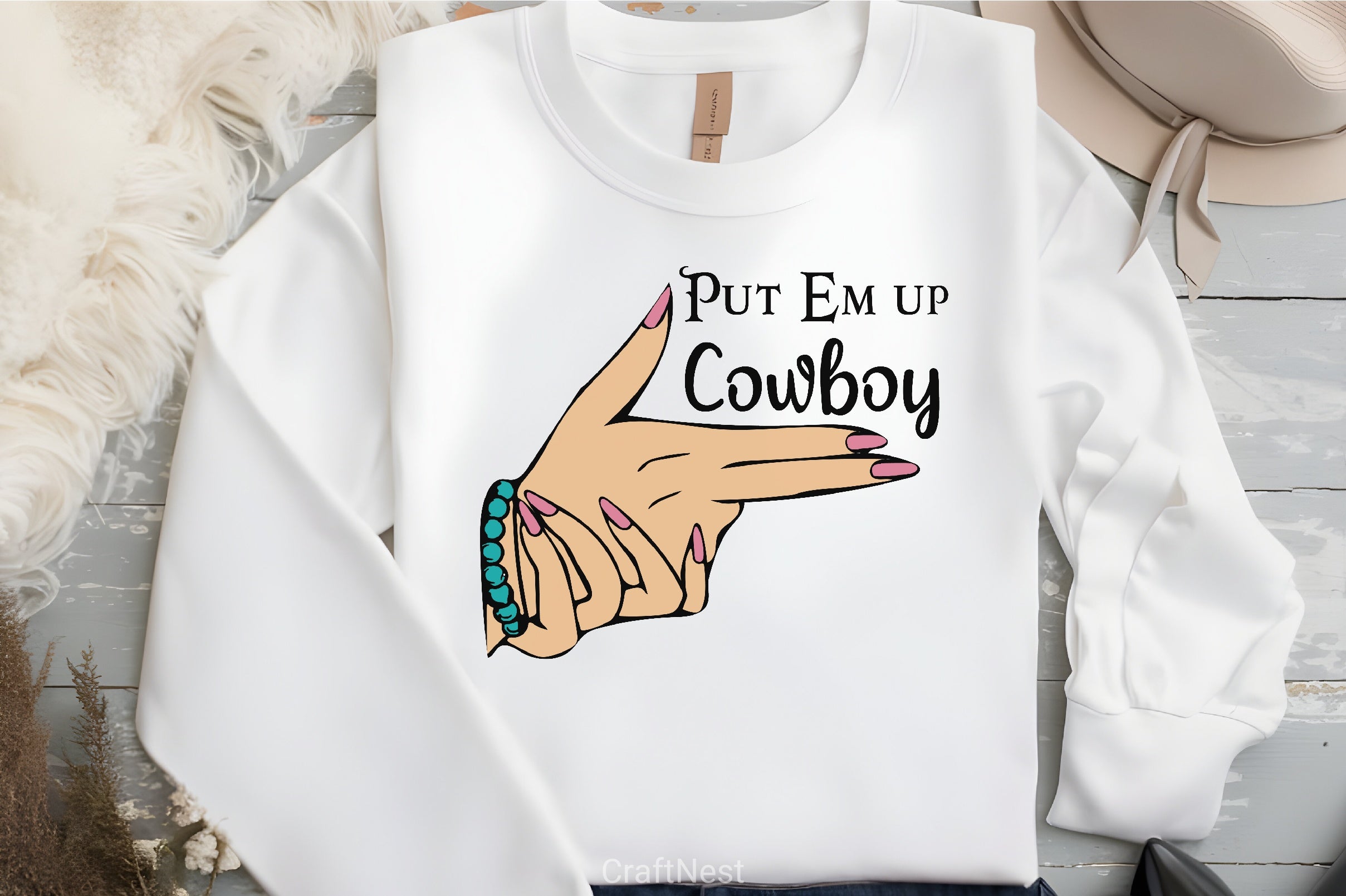 Put 'Em Up Cowboy Clipart Bundle - CraftNest - Digital Crafting and Art