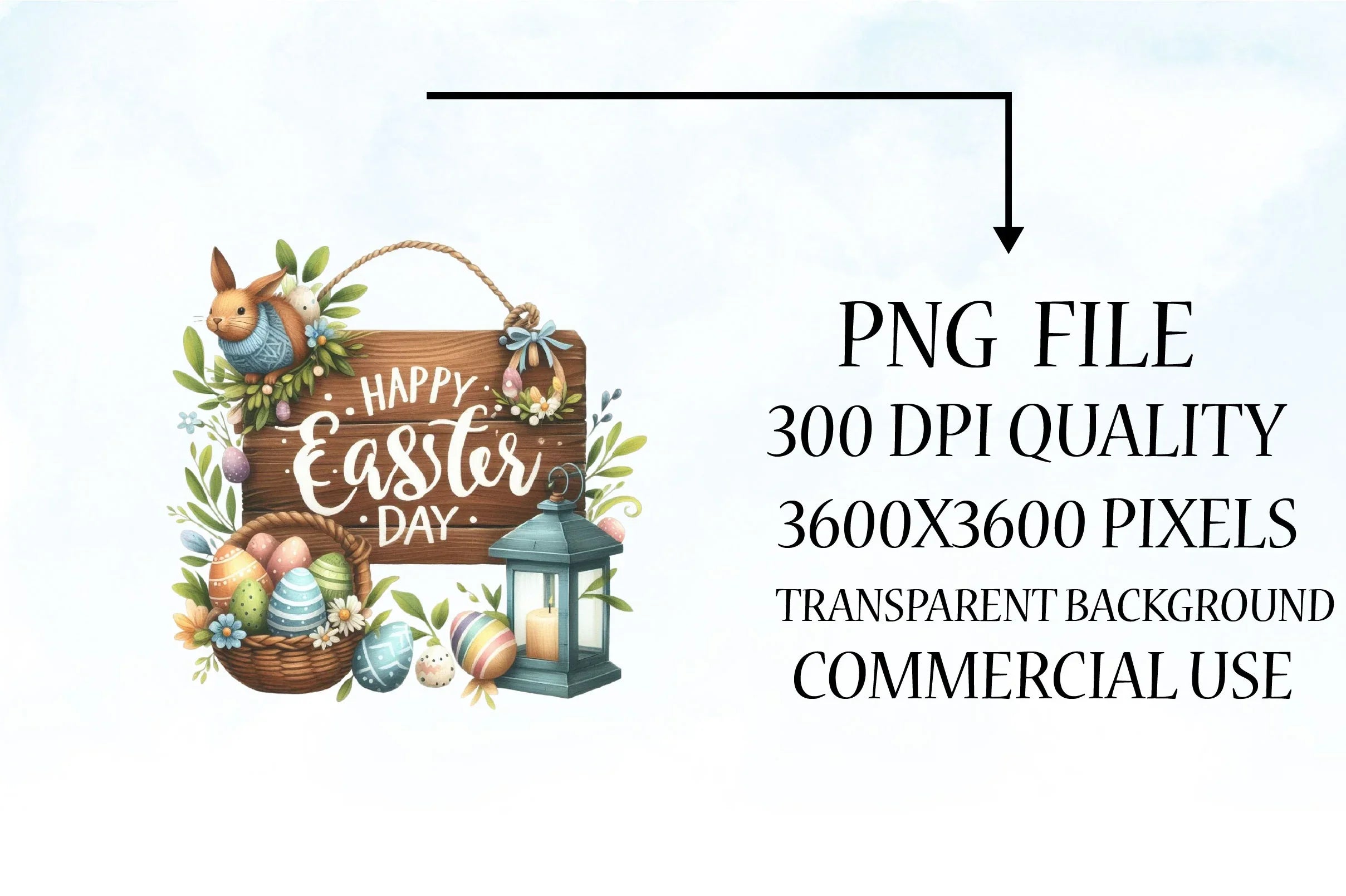 Happy Easter Clipart Bundle 24 - CraftNest - Digital Crafting and Art