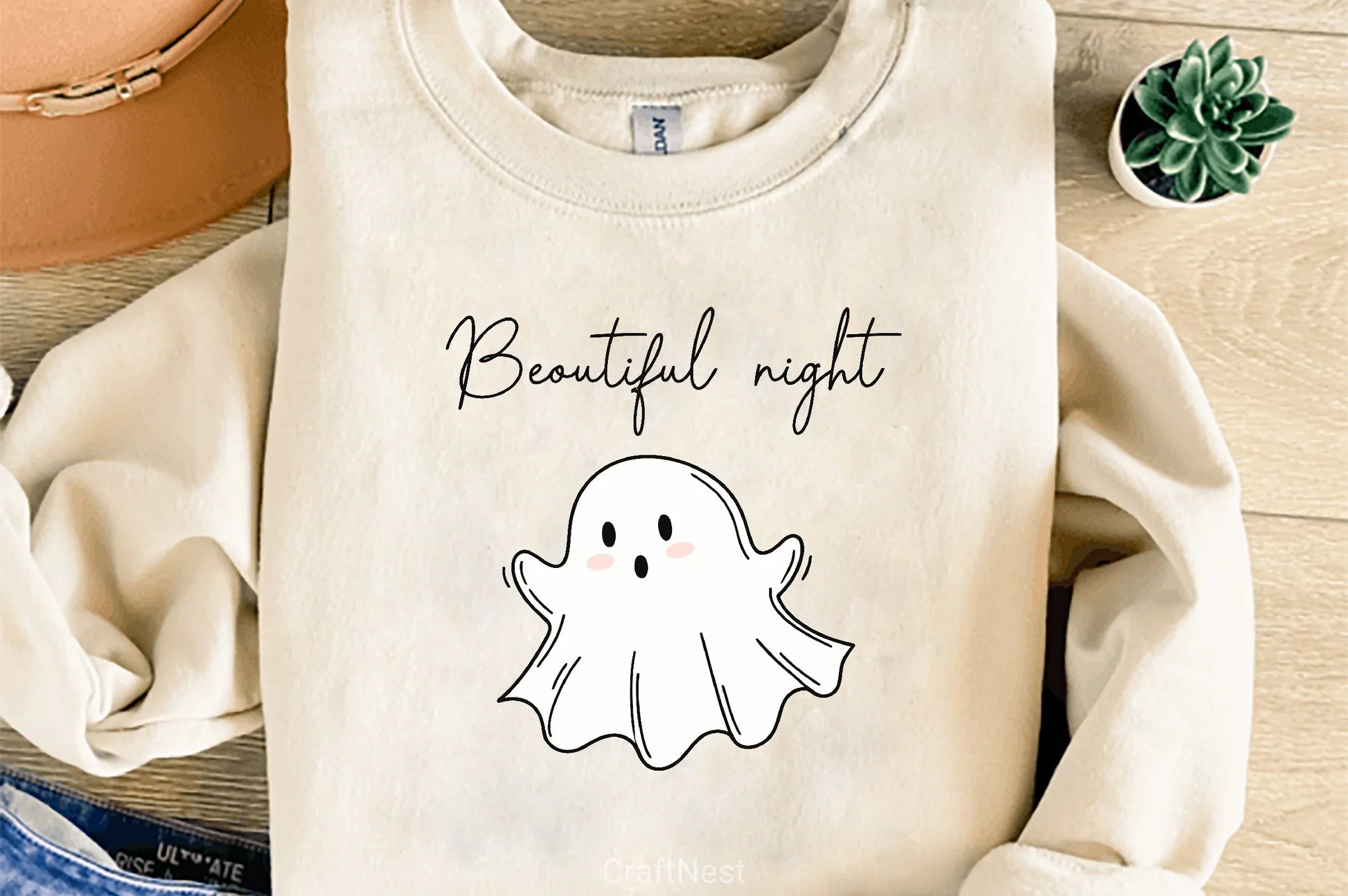 Cute Ghost Halloween Clipart Bundle 3 - CraftNest - Digital Crafting and Art