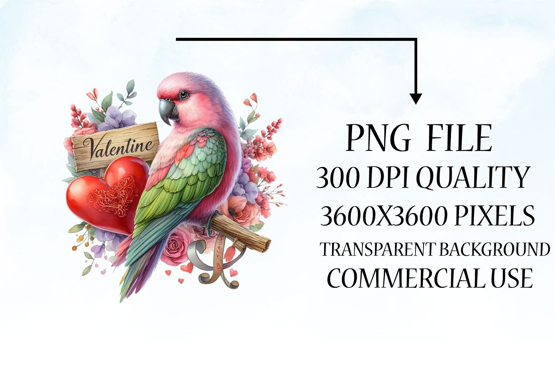 Bird Valentines Clipart Bundle 5 - CraftNest - Digital Crafting and Art