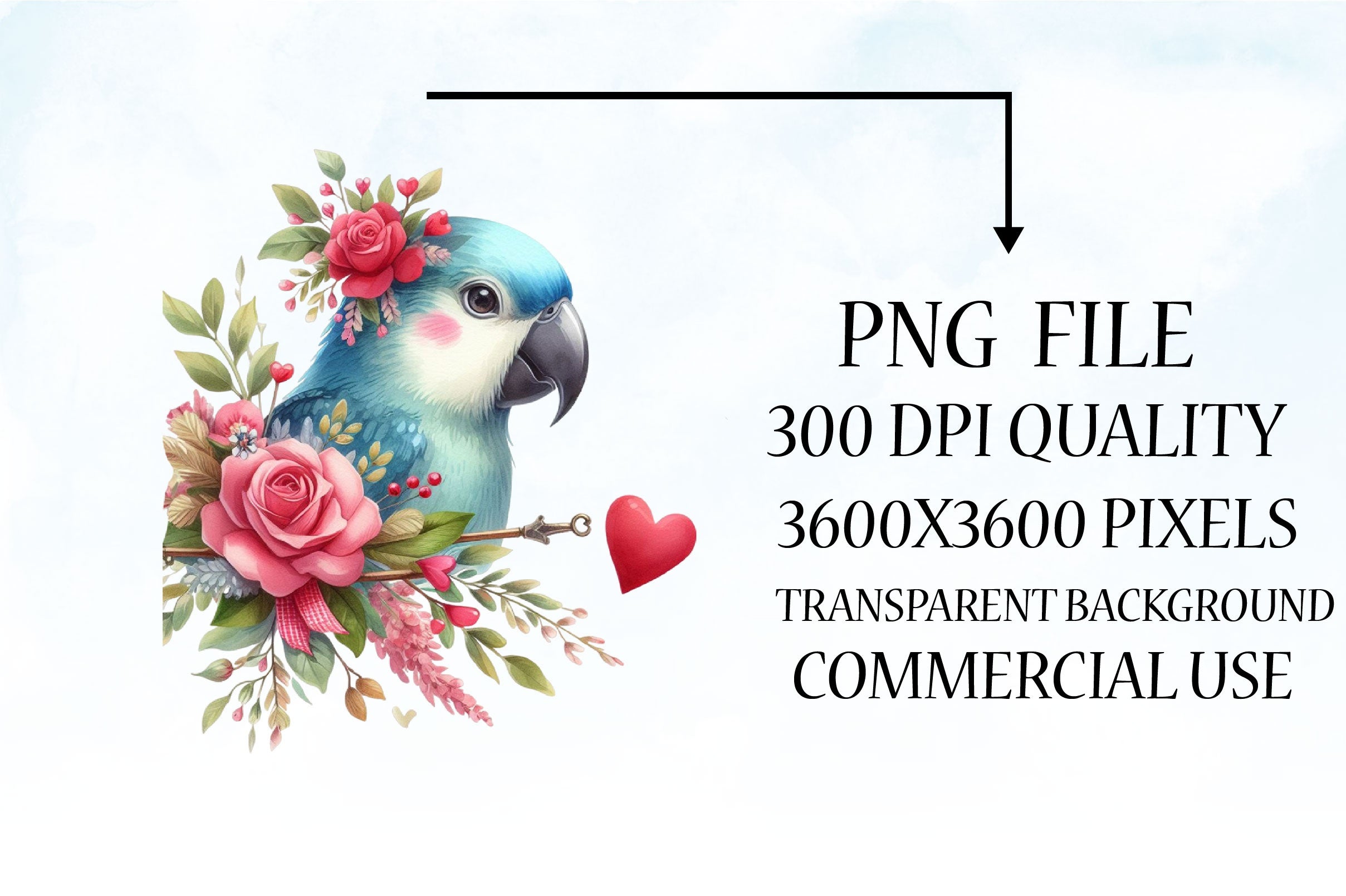 Bird Valentines Clipart Bundle 3 - CraftNest - Digital Crafting and Art